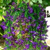 image:imageNearly Natural 30in UV Resistant Artificial Morning Glory Hanging Plant IndoorOutdoor  Set of 6Purple