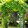 image:imageNearly Natural 30in UV Resistant Artificial Morning Glory Hanging Plant IndoorOutdoor  Set of 6Purple