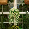image:imageNearly Natural 30in UV Resistant Artificial Morning Glory Hanging Plant IndoorOutdoor  Set of 6White