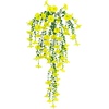 image:imageNearly Natural 30in UV Resistant Artificial Morning Glory Hanging Plant IndoorOutdoor  Set of 6Yellow