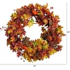 image:imageNearly Natural 32 in Artificial Autumn Oak Leaf Wreath for Home Front Door