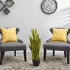 image:imageNearly Natural 33 Sansevieria Artificial Silk Plants Green