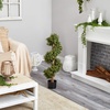 image:imageNearly Natural 33 in Artificial Boxwood Spiral Topiary Tree with Planter