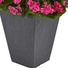image:imageNearly Natural 33 in Artificial Geranium Plant in Slate Planter Porch DecorBeauty