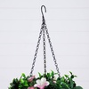 image:imageNearly Natural 34in UV Resistant Artificial Azalea Hanging Basket  Pink Blooms  IndoorOutdoor