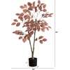 image:imageNearly Natural 35 ft Artificial Autumn Dogwood Fall Tree for Corner Decor