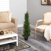 image:imageNearly Natural 35ft Cypress Artificial Tree UV Resistant IndoorOutdoor