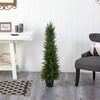 image:imageNearly Natural 35ft Cypress Artificial Tree UV Resistant IndoorOutdoor