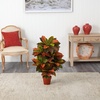 image:imageNearly Natural 36 in Artificial Croton Real Touch Plant Room Decor