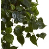 image:imageNearly Natural 36 in Artificial Philodendron Hanging Basket Outdoor Decor