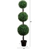 image:imageNearly Natural 36 in Artificial Triple Ball Boxwood Topiary Tree with PotGreen