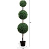 image:imageNearly Natural 36 in Artificial Triple Ball Boxwood Topiary Tree with PotGreen