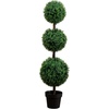 image:imageNearly Natural 36 in Artificial Triple Ball Boxwood Topiary Tree with PotGreen
