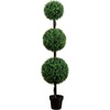 image:imageNearly Natural 36 in Artificial Triple Ball Boxwood Topiary Tree with PotGreen