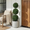 image:imageNearly Natural 36 in Artificial Triple Ball Boxwood Topiary Tree with PotGreen