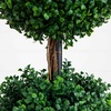 image:imageNearly Natural 36 in Artificial Triple Ball Boxwood Topiary Tree with PotGreen