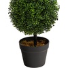 image:imageNearly Natural 36 in Artificial Triple Ball Boxwood Topiary Tree with PotGreen