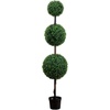 image:imageNearly Natural 36 in Artificial Triple Ball Boxwood Topiary Tree with PotGreen