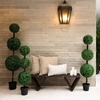 image:imageNearly Natural 36 in Artificial Triple Ball Boxwood Topiary Tree with PotGreen