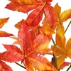 image:imageNearly Natural 3FT Deluxe Autumn Artificial Maple Tree Faux Fall Dcor for Home Decorations for Fall Autumn Thanksgiving and Halloween with Black Nursery Pot