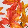 image:imageNearly Natural 3FT Deluxe Autumn Artificial Maple Tree Faux Fall Dcor for Home Decorations for Fall Autumn Thanksgiving and Halloween with Black Nursery Pot