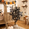 image:imageNearly Natural 3ft Artificial Halloween Black Ficus Tree with Natural Trunk  Indoor Decor for Spooky Gatherings