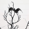 image:imageNearly Natural 3ft PreLit Halloween Black Spooky Twig Tree with Bats and 100 Orange amp Purple LED Lights