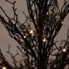 image:imageNearly Natural 3ft PreLit Halloween Black Twig Artificial Fall Tree in Burlap Planter with 52 Warm White LED Lights
