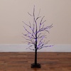 image:imageNearly Natural 3ft PreLit Halloween Black Twig Artificial Tree with 80 Orange amp Purple LED Lights