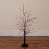 image:imageNearly Natural 3ft PreLit Halloween Black Twig Artificial Tree with 80 Orange amp Purple LED Lights