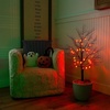image:imageNearly Natural 3ft PreLit Halloween Black Twig Tree with 18 Orange LED Pumpkin Lights