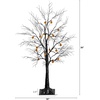 image:imageNearly Natural 3ft PreLit Halloween Black Twig Tree with 18 Orange LED Pumpkin Lights