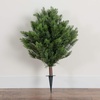 image:imageNearly Natural 3ft UV Resistant Artificial Cedar Bush with Integrated Ground Stake IndoorOutdoor