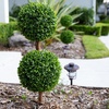 image:imageNearly Natural 3ft UVResistant Artificial Double Ball Boxwood Topiary Set of 2 with Integrated Ground Stake Premium FadeProof Faux Greenery Ideal for Indoor and Outdoor Decor Easy Installation