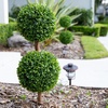image:imageNearly Natural 3ft UVResistant Artificial Double Ball Boxwood Topiary Set of 2 with Integrated Ground Stake Premium FadeProof Faux Greenery Ideal for Indoor and Outdoor Decor Easy Installation