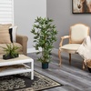 image:imageNearly Natural 4 ft Artificial Bamboo Plant with Pot for Indoor Decor