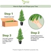 image:imageNearly Natural 4 ft Artificial Cedar Tree UVResistant Outdoor Plant