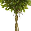image:imageNearly Natural 4 ft Artificial Ficus Topiary UVResistant Outdoor Fake Tree