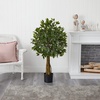 image:imageNearly Natural 4 ft Artificial Ficus Tree UVResistant Outdoor Porch Decor