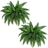 image:imageNearly Natural 40 in Artificial Boston Fern Indoor Plant Set of 240 In W x 15 In H