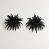 image:imageNearly Natural 40in Artificial Black Boston Fern Halloween Decor  Set of 2