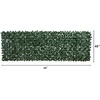image:imageNearly Natural 40in x 120in Artificial Ivy Privacy Fence Wall Screen  UV Resistant WearResistant Greenery for Indoor and Outdoor Use  Ideal for Balcony Patio Garden Fencing  Easy Installation