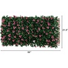image:imageNearly Natural 40in x 80in Artificial Bougainvillea Privacy Fence Screen  UV Resistant Expandable Faux Plant Wall for IndoorOutdoor Use