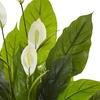 image:imageNearly Natural 42 in Artificial Spathiphyllum Peace Lily Real Touch Plant