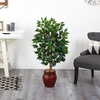 image:imageNearly Natural 44in Ficus Tree with Decorative Planter