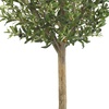 image:imageNearly Natural 45 ft Artificial Olive Double Topiary Tree with Pot