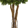 image:imageNearly Natural 46in UV Resistant Outdoor Artificial Boxwood Topiary Tree With Planter Potted Realistic Faux Topiary Ball Shrub For Patio Deck Balcony Indoor Front Porch Decor
