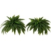 image:imageNearly Natural 48 in Artificial Boston Fern Set of 2 Outdoor Porch DecorGreen