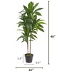 image:imageNearly Natural 48 in Artificial Dracaena RealTouch Plant with PotMedium Green