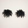 image:imageNearly Natural 48in Artificial Halloween Black Boston Fern Set of 2  Spooky Season Decor